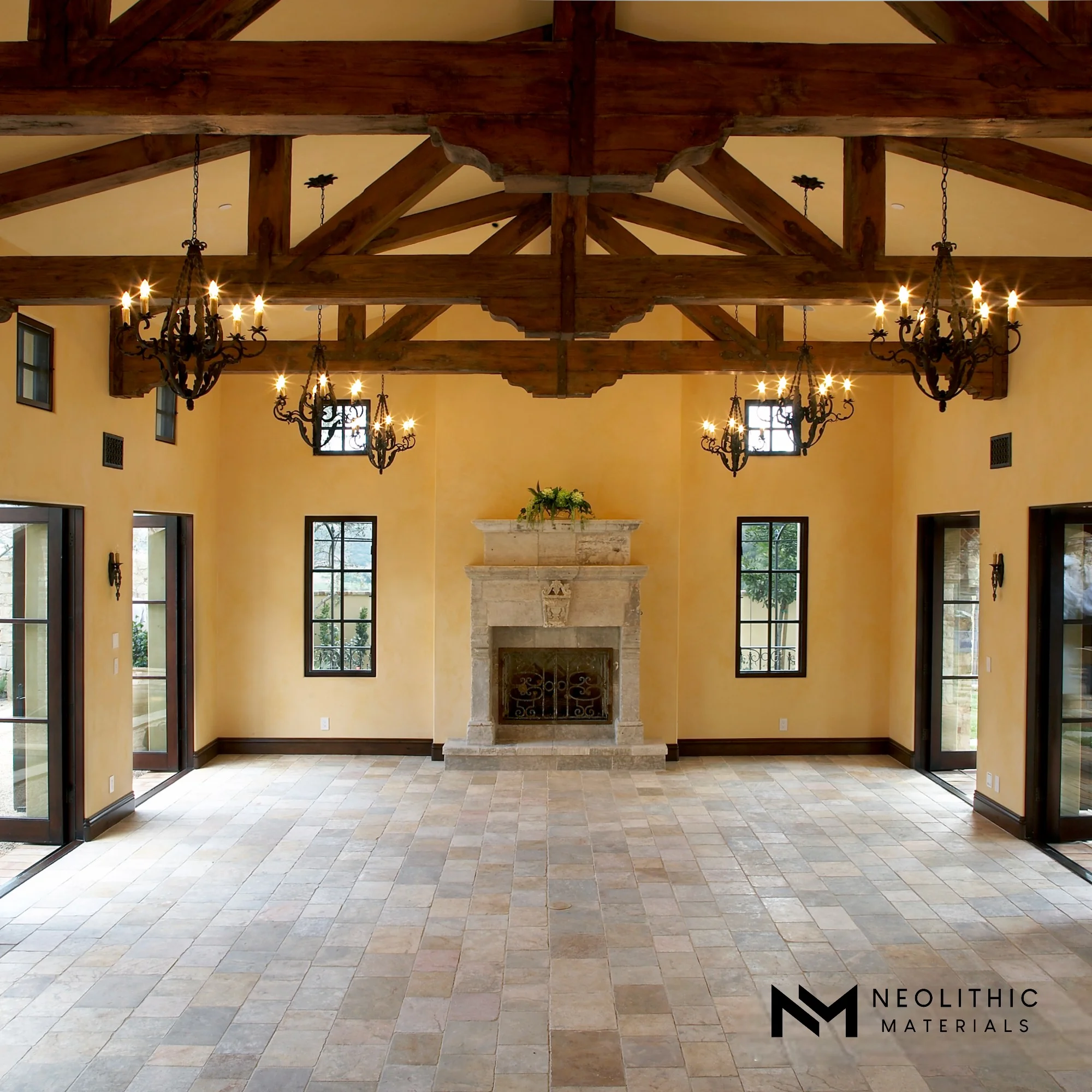 Reclaimed Biblical Stone Flooring